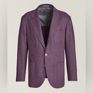 Brunello Cucinelli Wool, Silk & Cashmere Blend Unconstructed Sport Jacket